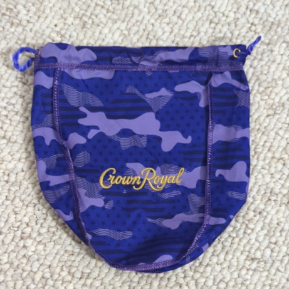 Crown Royal Blue and Purple Bag
